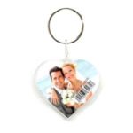 Porte clés coeur avec photo
