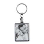 Porte clés métal avec photo